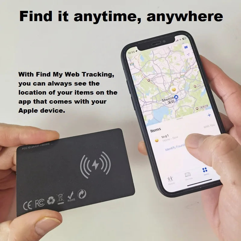 Ultra-Slim Smart Wallet Tracker Card