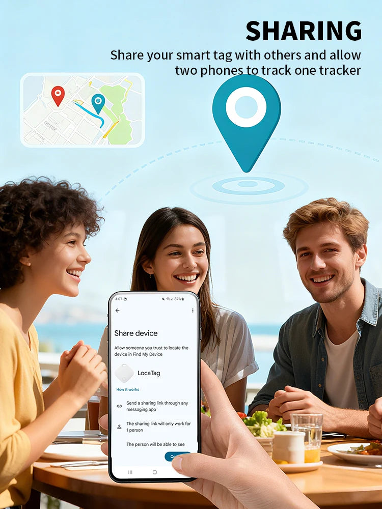 Smart tracking device for Android